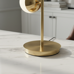 SylvaraTree | Lámpara de Mesa y de Suelo Moderna y Elegante en Dorado para Decoración de Salón
