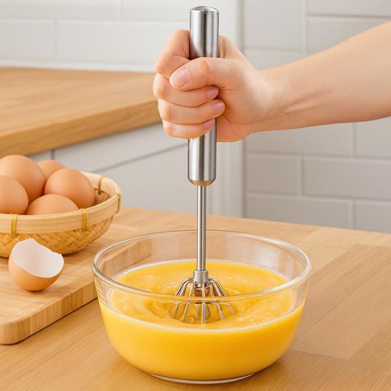 SpinMix - Batidora de Mano Autorotativa con Mango