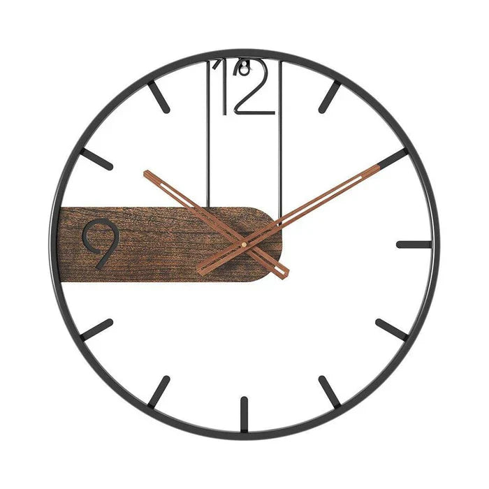 TimeMaster - Reloj de pared redondo moderno con mecanismo de cuarzo silencioso