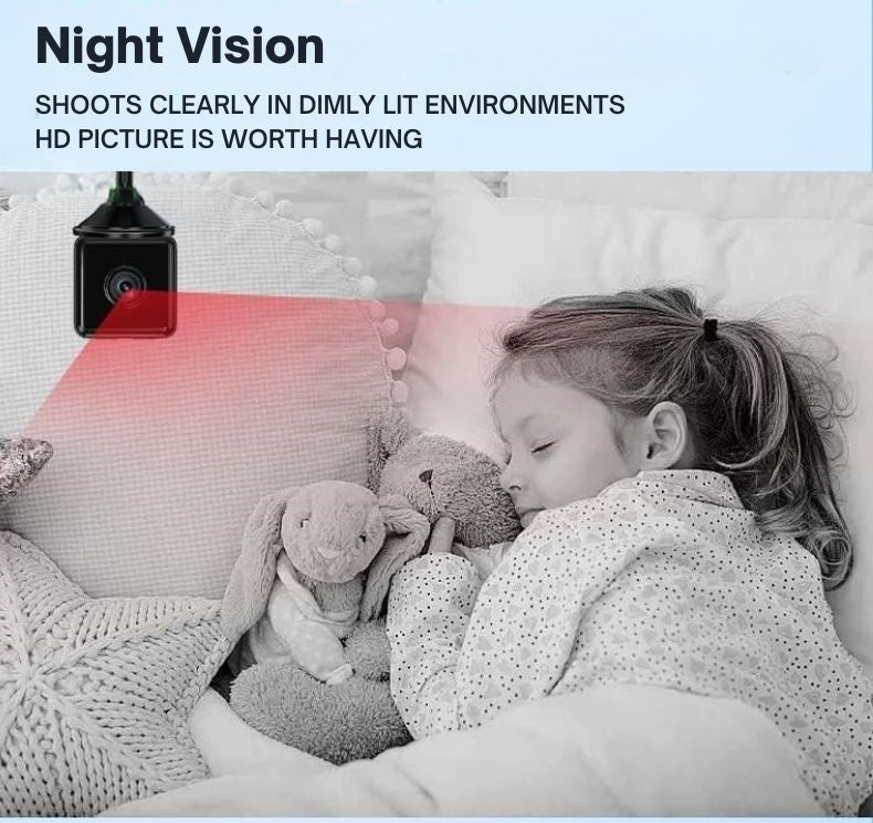 Kalsten | Cámara de Seguridad Inalámbrica WiFi 1080P | Resistente a la Intemperie, Controlada por App y Ideal para Vigilancia Interior y Exterior | Pequeña Cámara de Circuito Cerrado