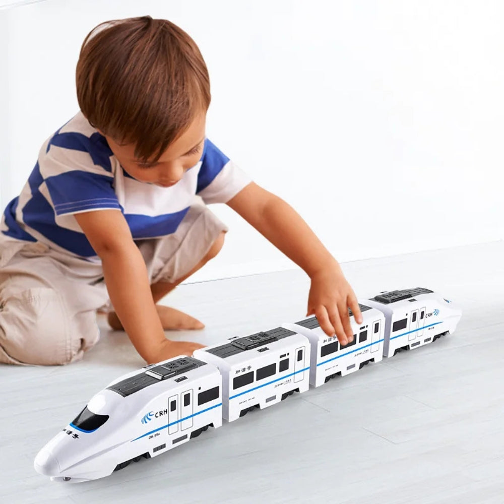 TrackMate - Juguete de tren interactivo con señales y luces para diversión interminable
