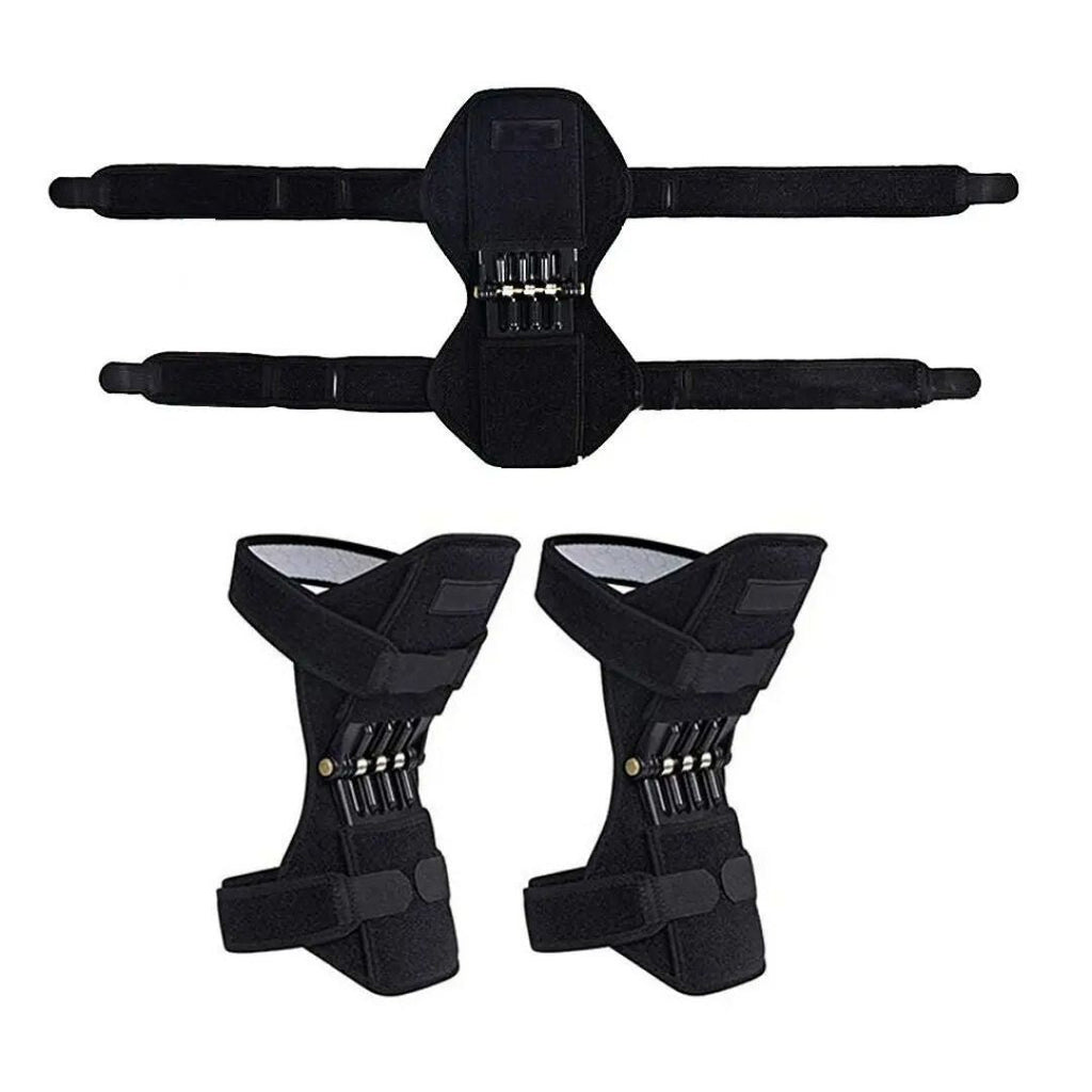 KneeGuard Pro | Set de 2 Estabilizadores de Rodilla con Bisagra para Alivio del Dolor | Soporte Ajustable para Lesiones de Rodilla - Artritis - Recuperación Postquirúrgica Kalsten