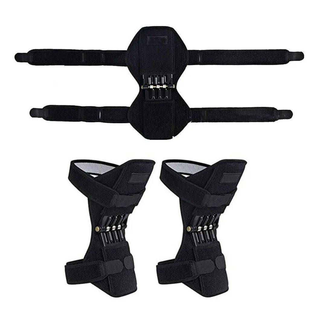 KneeGuard Pro | Set de 2 Estabilizadores de Rodilla con Bisagra para Alivio del Dolor | Soporte Ajustable para Lesiones de Rodilla - Artritis - Recuperación Postquirúrgica Kalsten