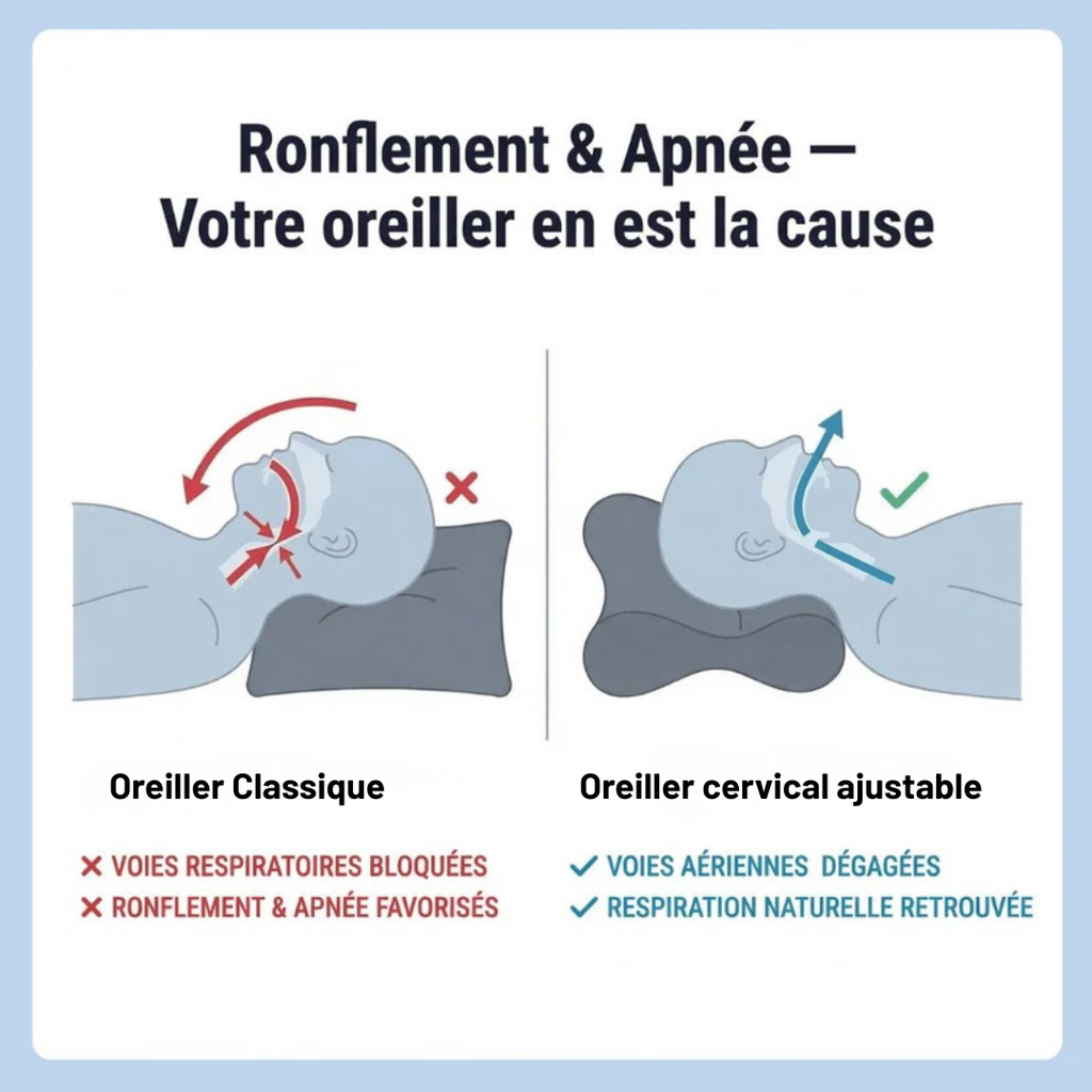 Almohada cervical ajustable para alivio del dolor