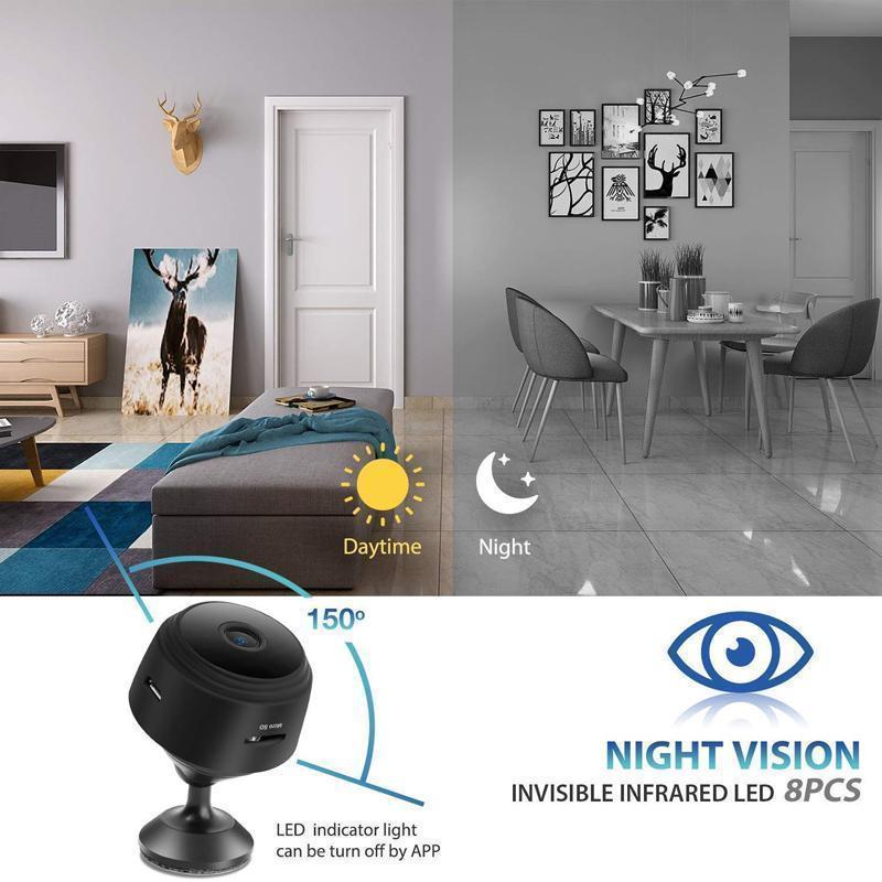 Cámara Mini WiFi Magnética 1080p - Cámara de Reversa para Autocaravanas