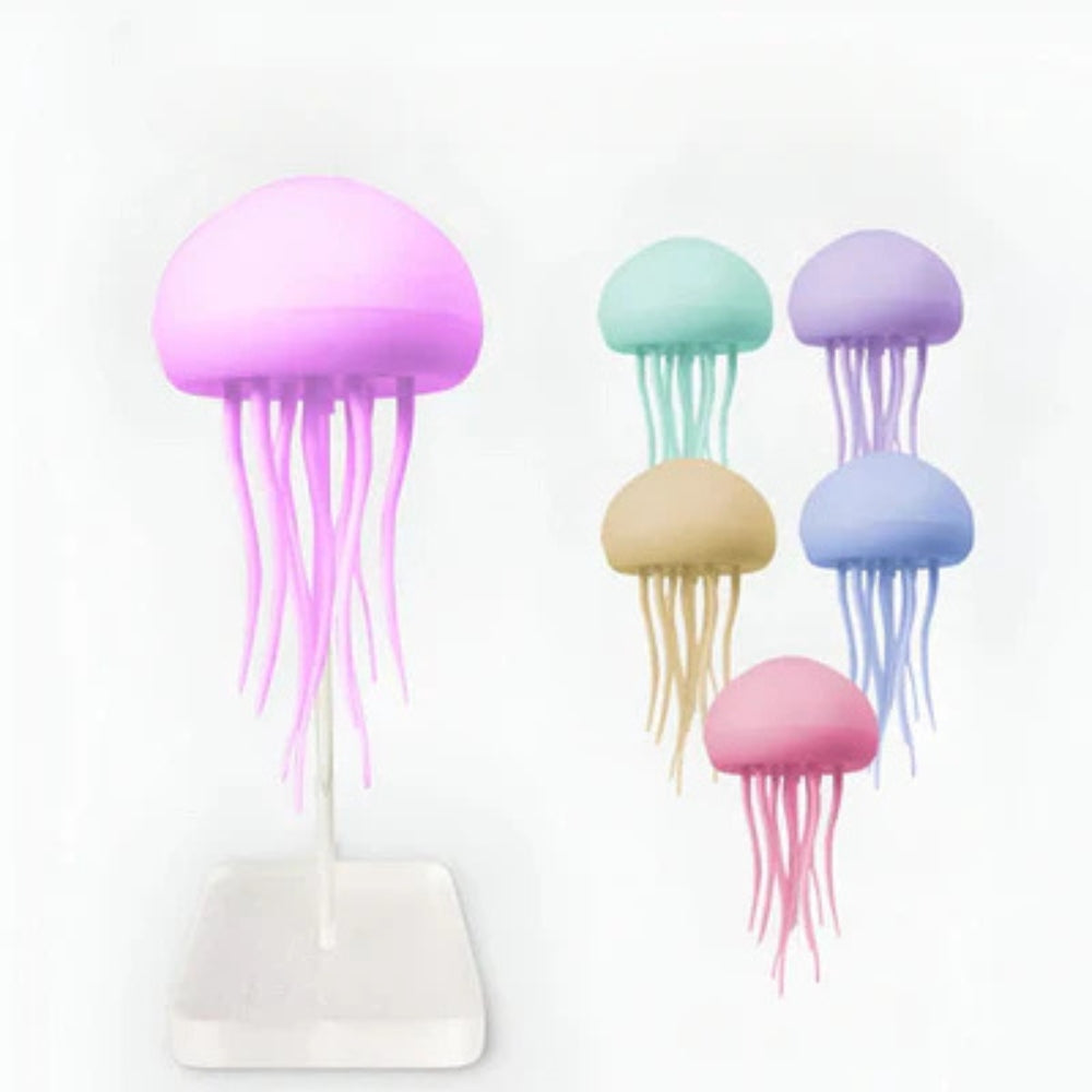 JellyGlow – Lámpara de medusa que cambia de color con movimiento flotante y proyección de luz ambiental relajante