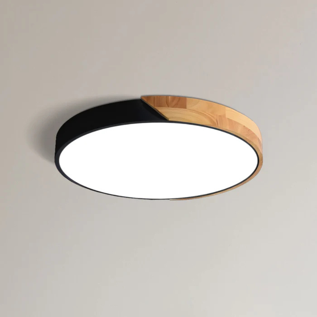 Avela | Lámpara de techo LED redonda de madera