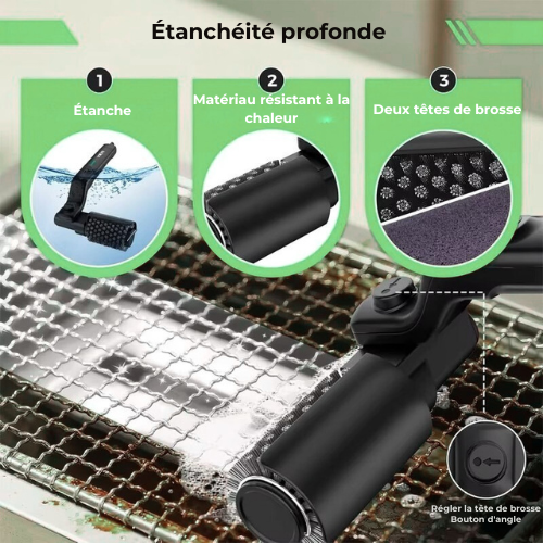 Cepillo Eléctrico de Limpieza para Barbacoa