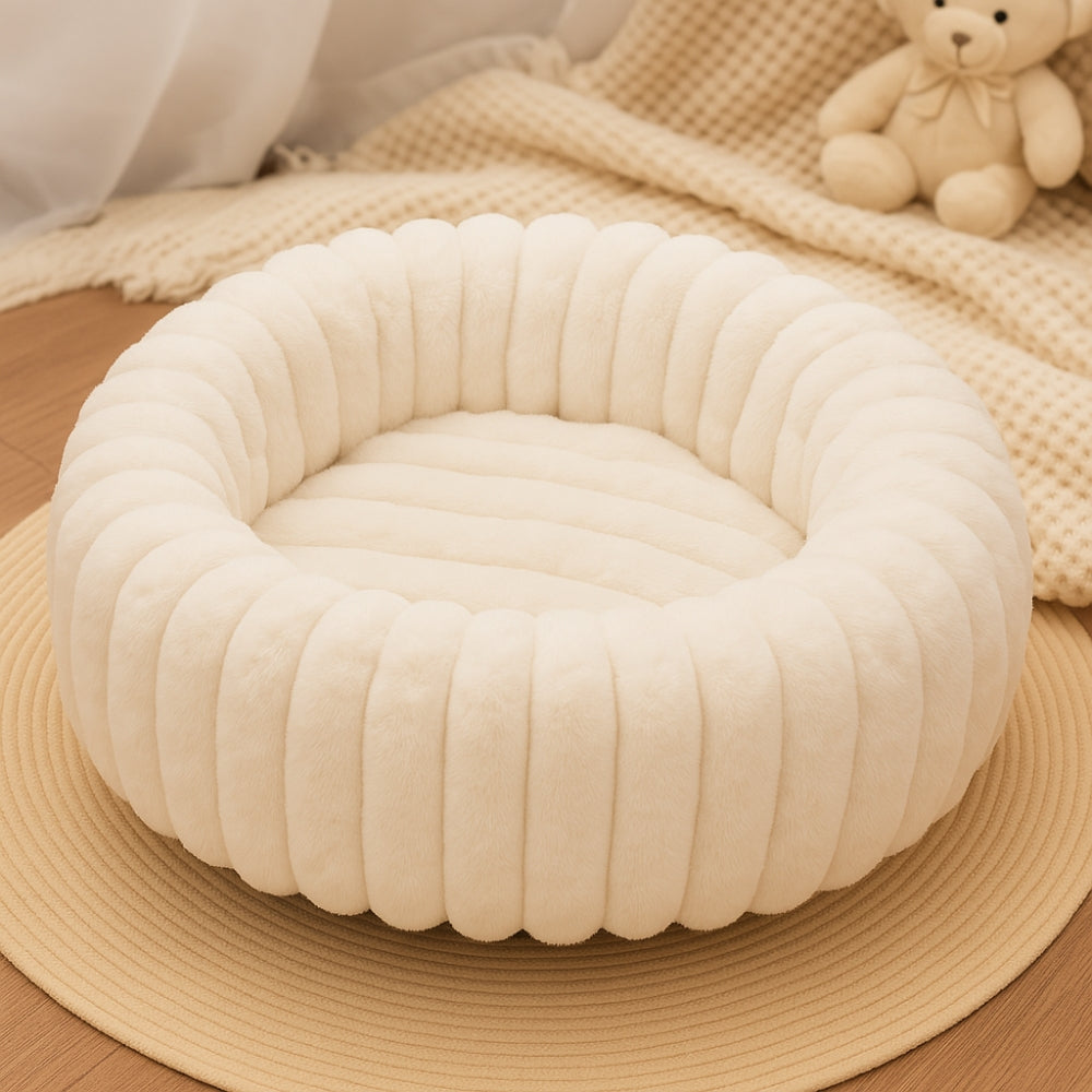 Cama Redonda Purrfectly Plush para Mascotas