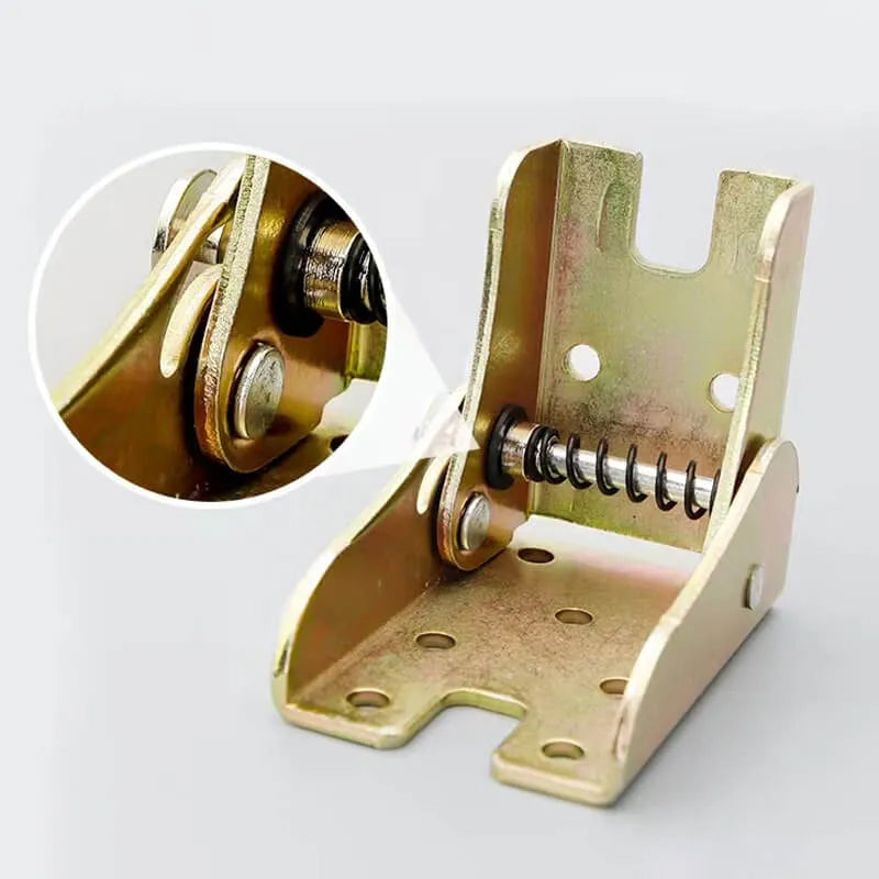 Bisagra plegable autoadhesiva de 90°