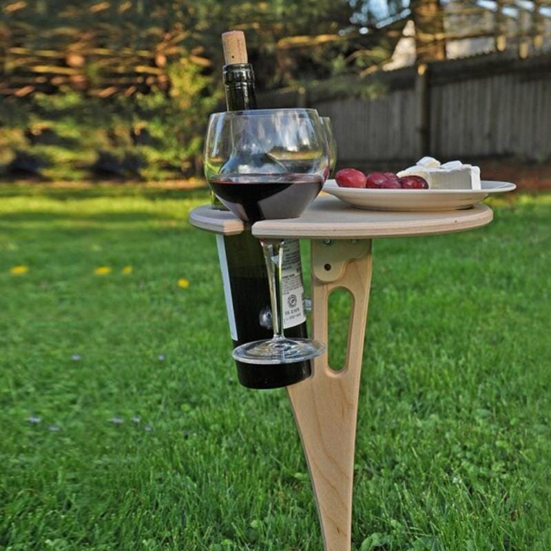 WineEase - Mesa de vino portátil para exteriores | 50% DESCUENTO