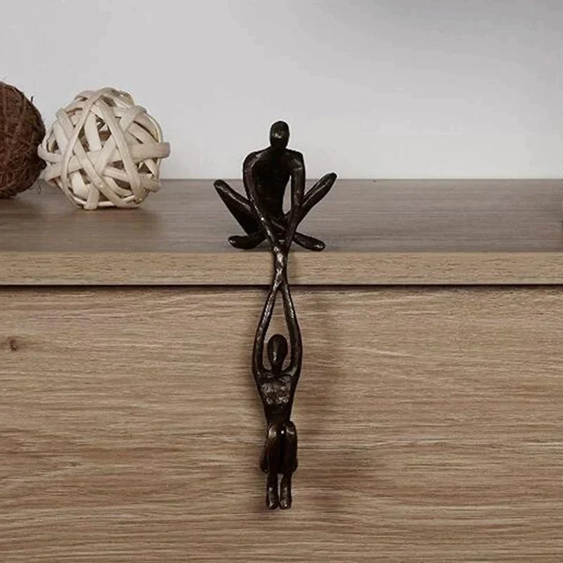 Amor Eterno y Fuerza | Escultura Figurita | Decoración para el Hogar | Decoración Única