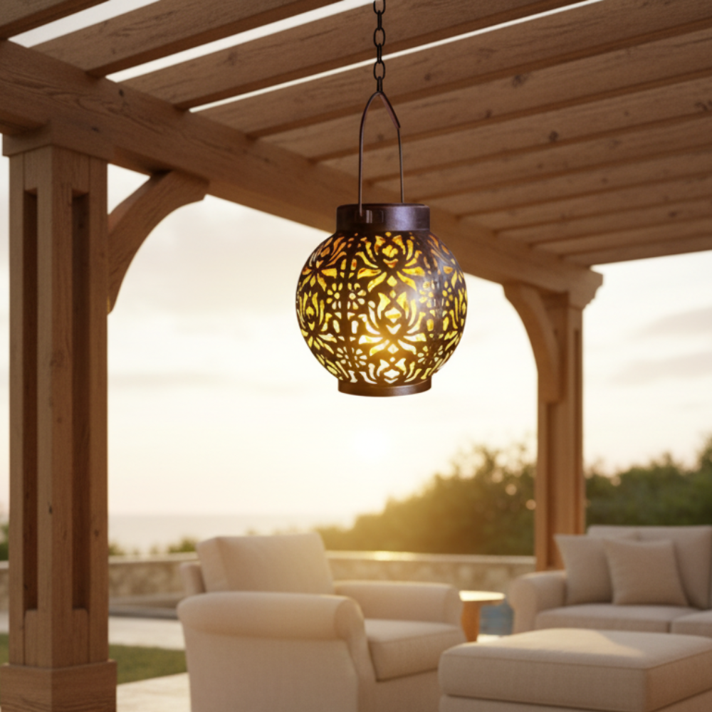 Lámpara Solar Elegante - Lámparas Solares Colgantes para Decoración de Jardín o Patio