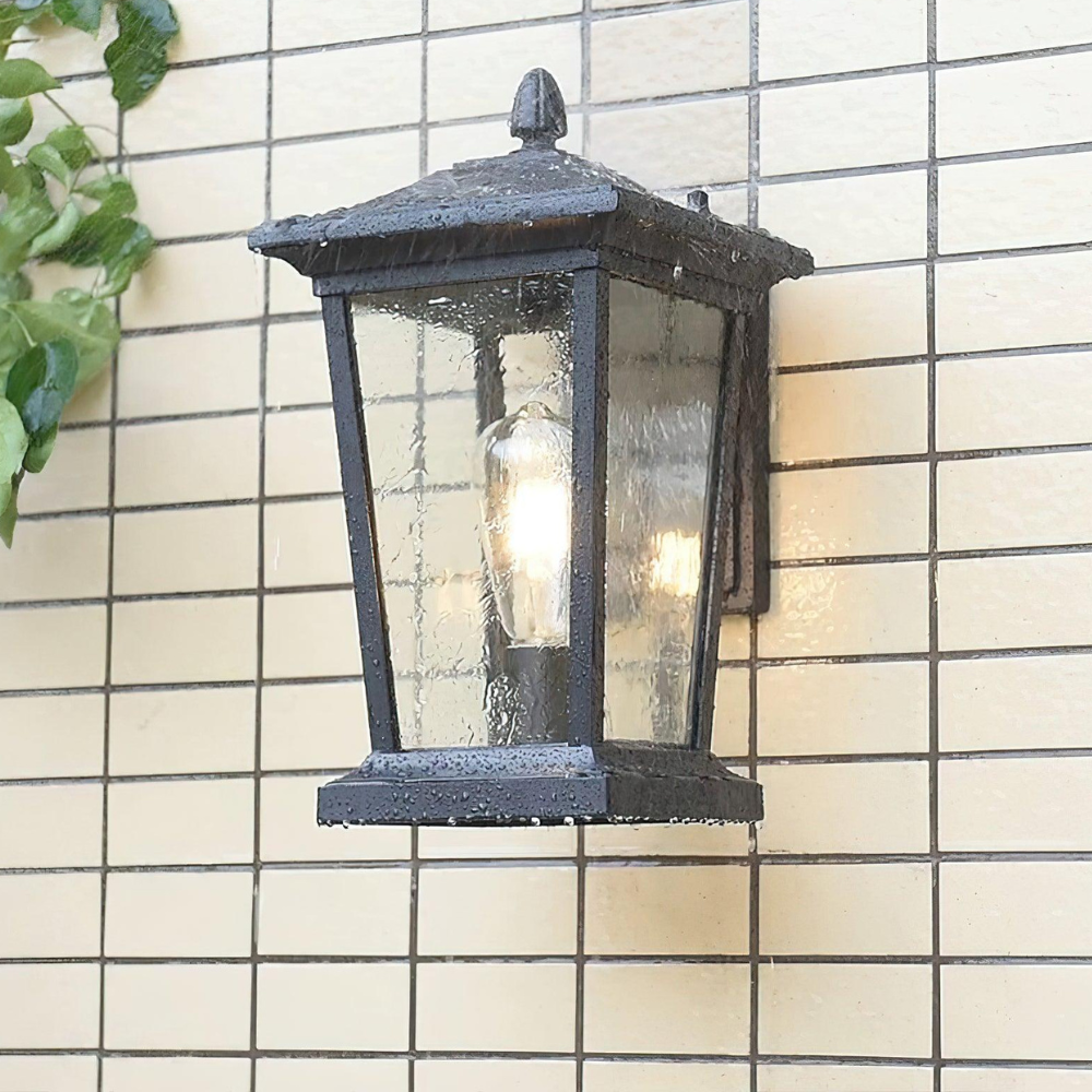 Luz de Pared Exterior Industrial - Aplique LED de Aluminio Impermeable para Patio o Porche