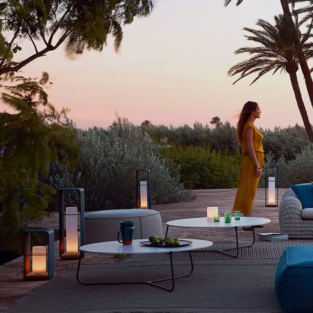 Luces Solares Elegantes para Exteriores - Iluminación LED Ecológica para Jardines