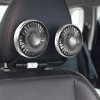 Ventilador de Coche USB con Cabezas Rotativas Dobles