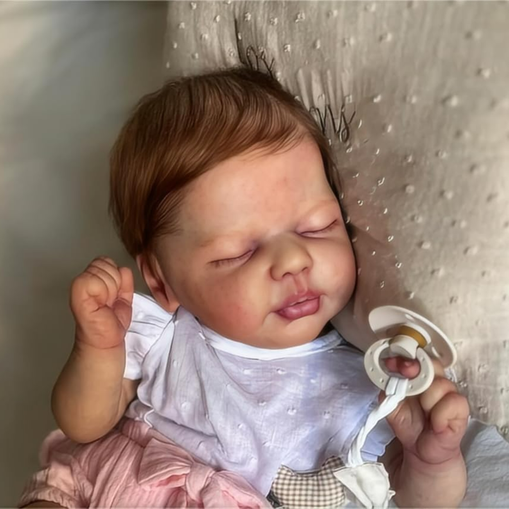 Muñeca de bebé realista de silicona suave