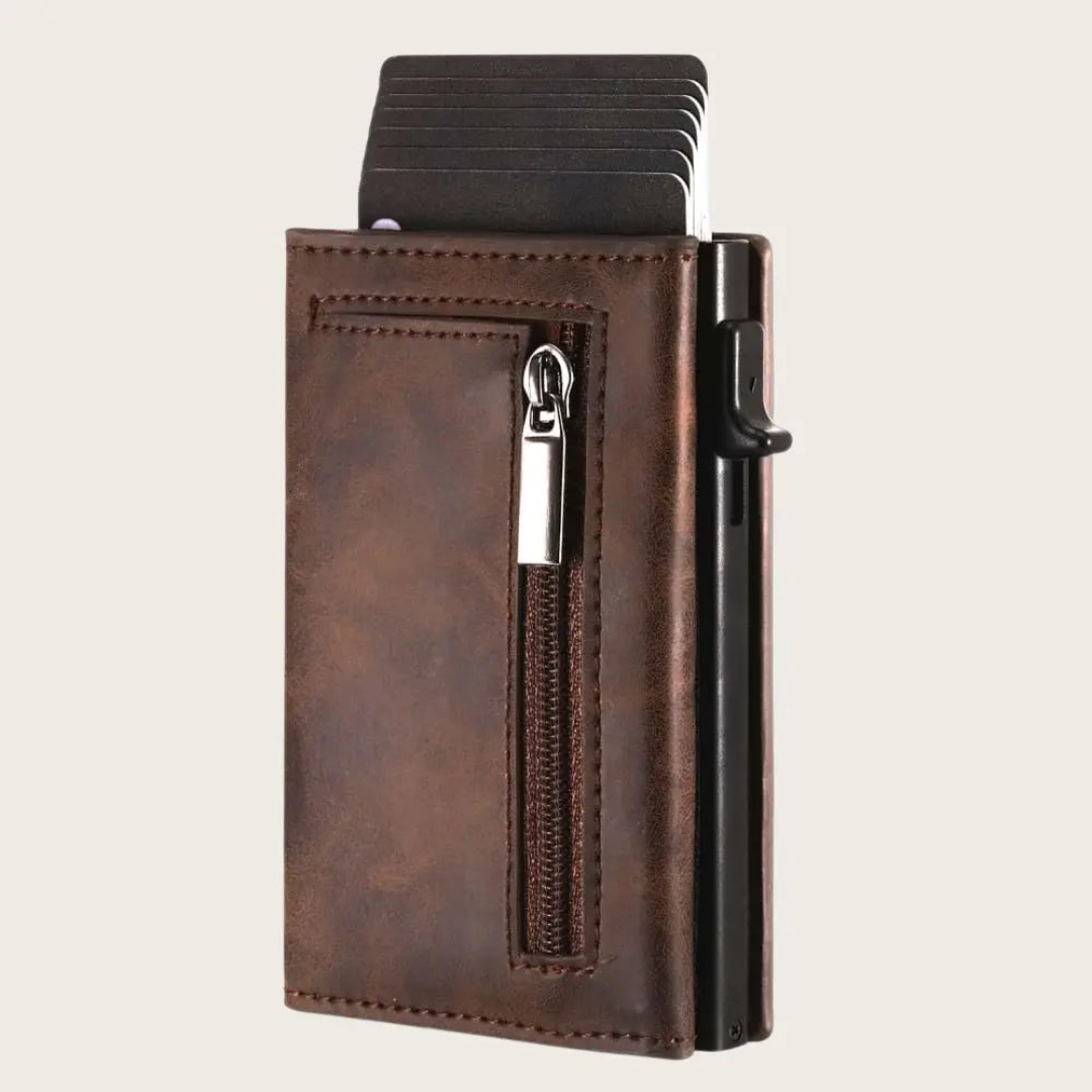 Billetera compacta segura anti-RFID