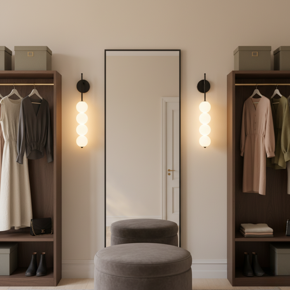 Aplique de Pared Minimalista Elegante - Iluminación LED Cálida para Interiores Modernos