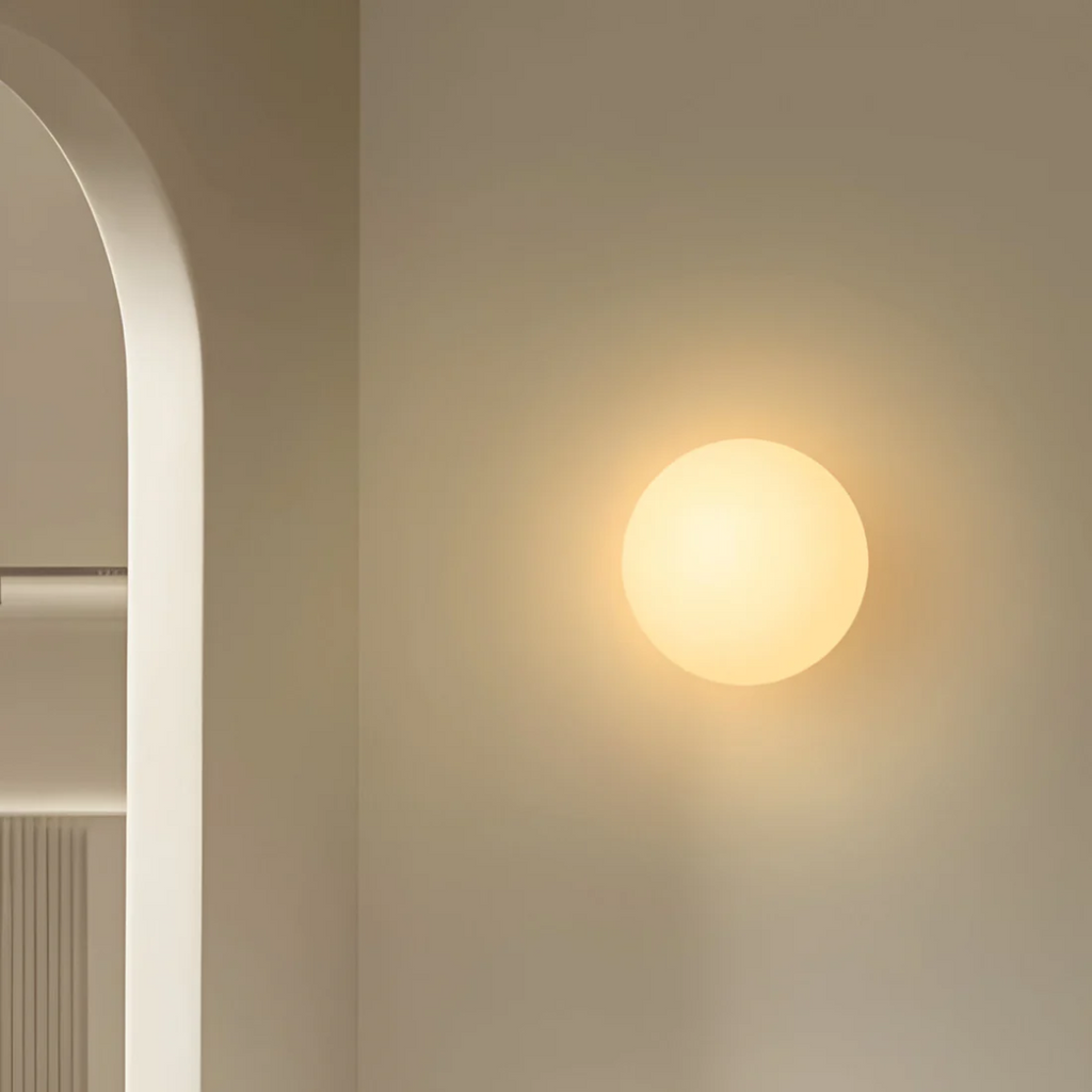 Solora | Aplique LED redondo de vidrio