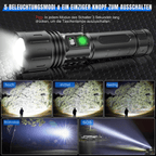 ULTRABEAM - Linterna LED para el día a día y actividades al aire libre
