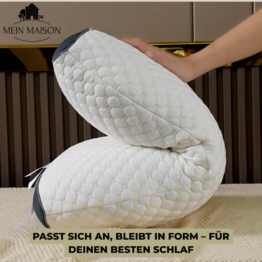 Almohada ortopédica para el cuello OrthoRest | Contorno ergonómico | Espuma viscoelástica | Transpirable