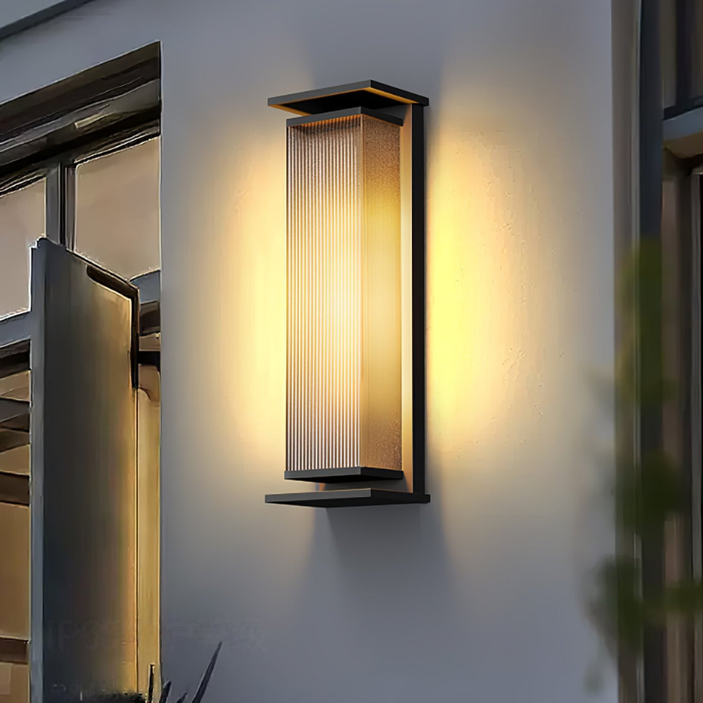 Luz de Pared Moderna para Exteriores | Aplique de Pared LED de Acero Inoxidable Impermeable para Iluminación de Patio y Porche