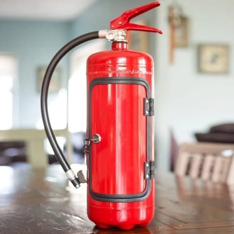 DrinkMaster – Almacenamiento de Bebidas Único en Forma de Extintor