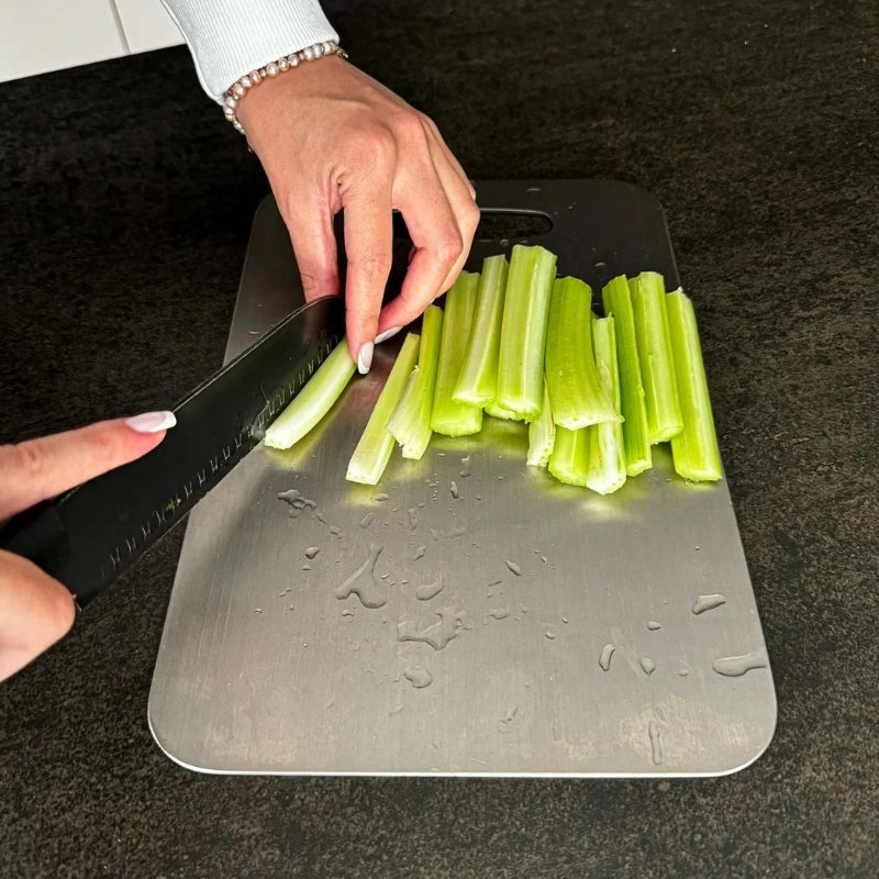 TitanSafe – Tabla de Cortar de Cocina Antibacteriana de Doble Cara