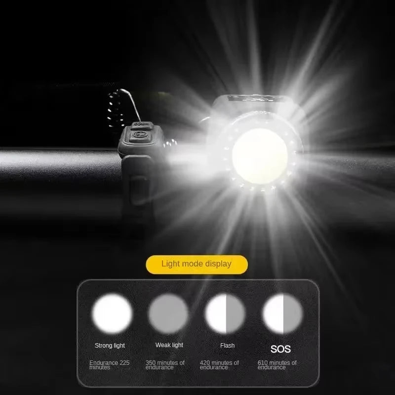 Bocina y Luz Delantera para Bicicleta Eléctrica