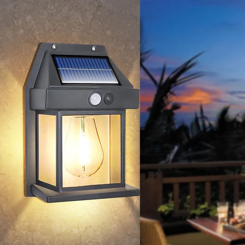 Lámpara solar para jardín y exterior