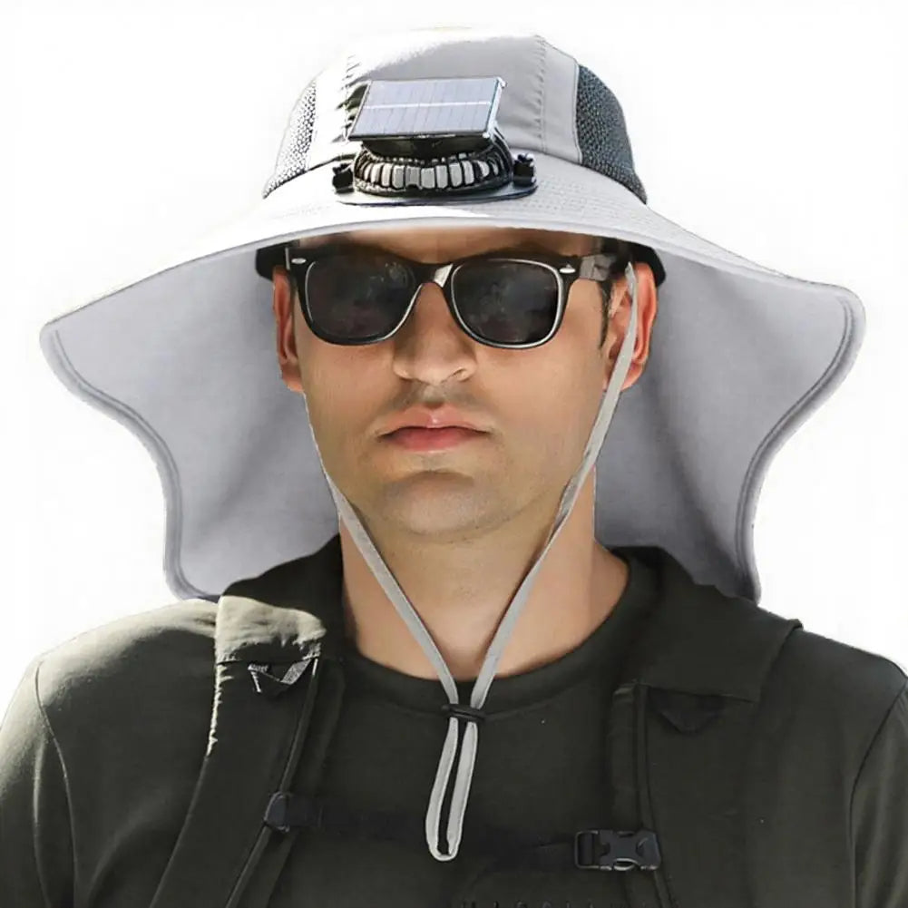 Sombrero Solar con Visera Ancha y Protección UV