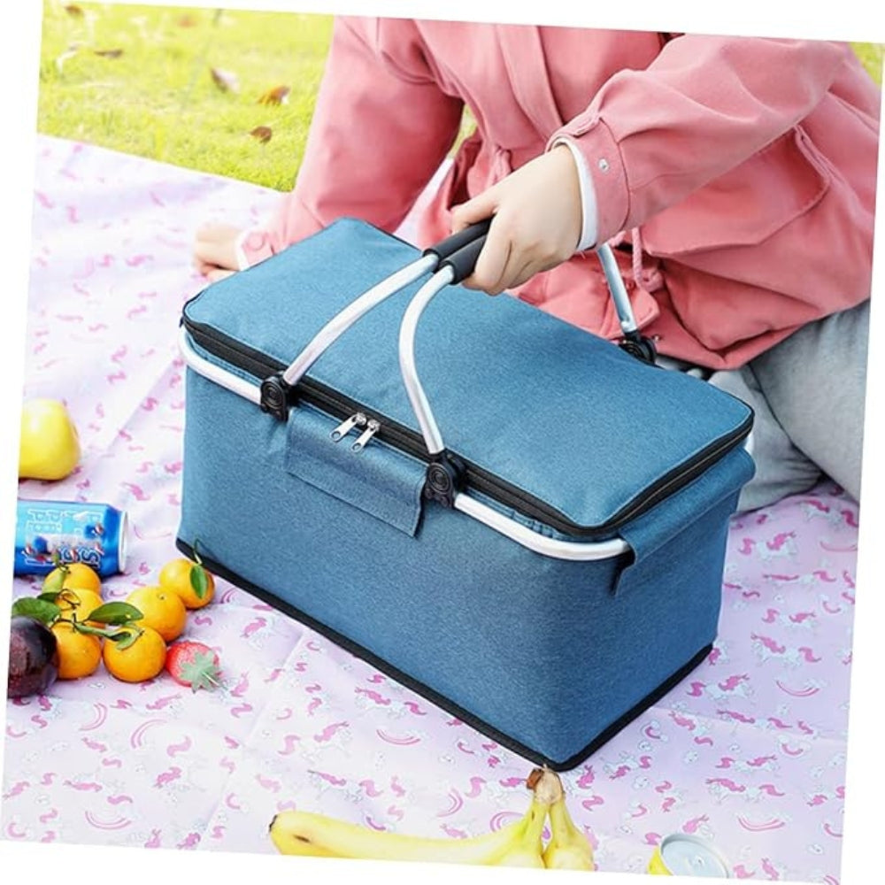 Cesta de Picnic Plegable a Prueba de Fugas