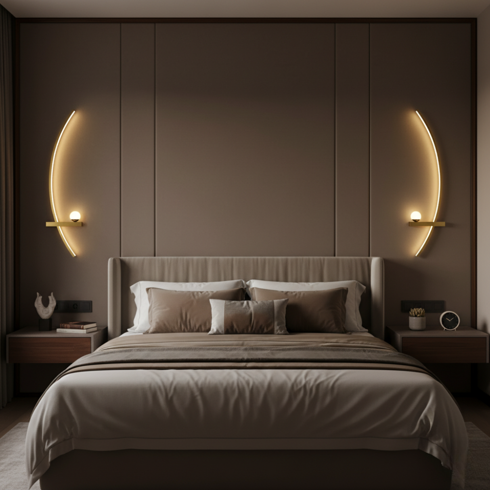 Luz de Pared LED Elegante – Aplique de Aluminio Moderno para Interiores del Hogar