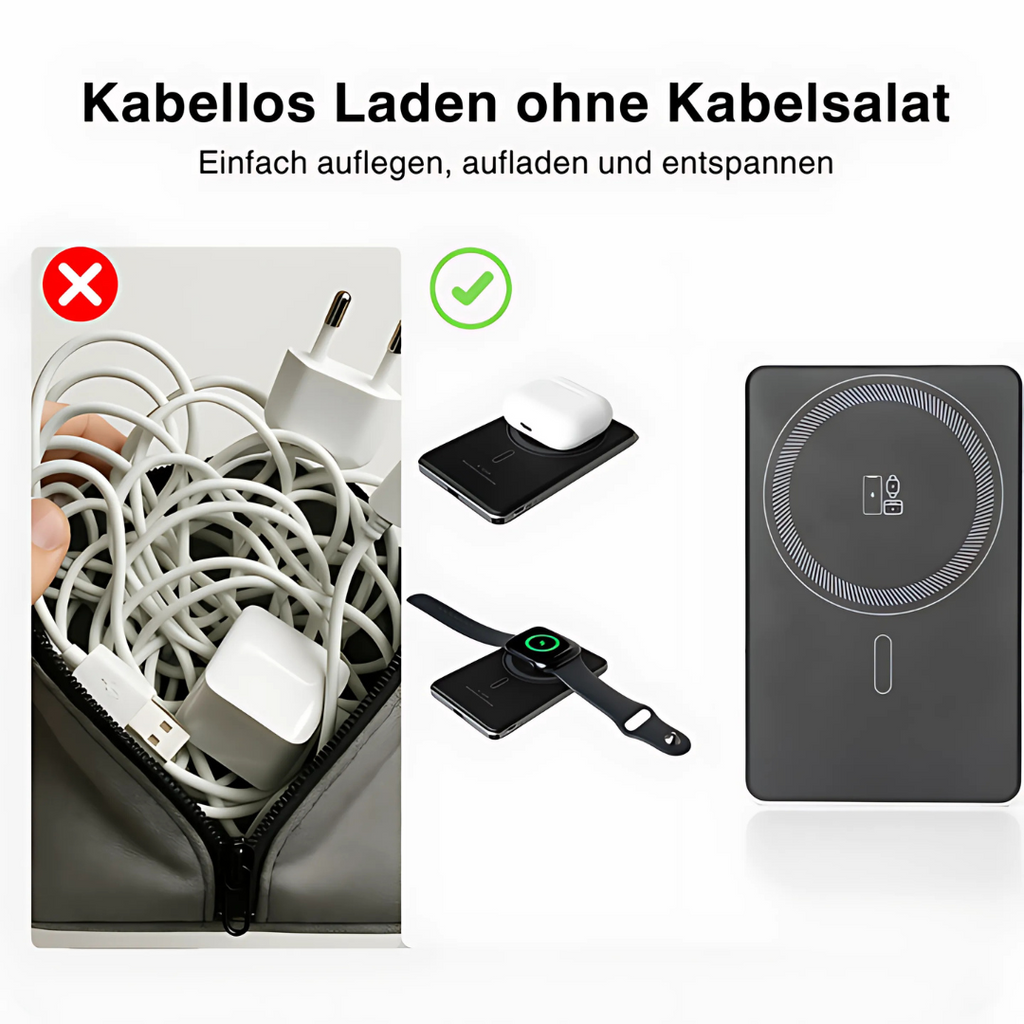 Powerbank magnético con pantalla