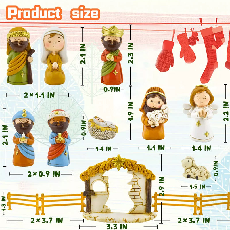 Calendario de Adviento de Navidad con Natividad - Para una experiencia navideña mágica