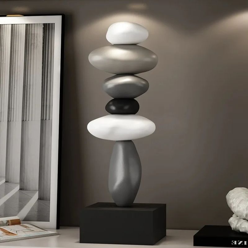 Kalsten | Escultura Balanture – Decoración Zen Moderna para un Ambiente Pacífico y Relajante