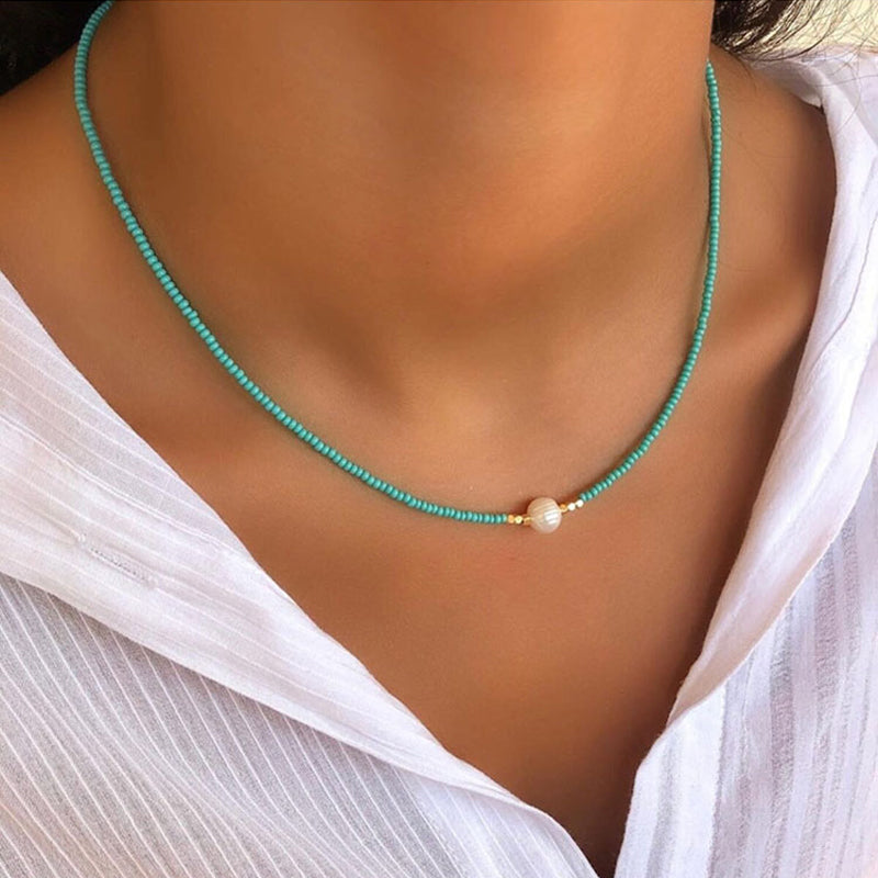 Collar de perlas de agua dulce