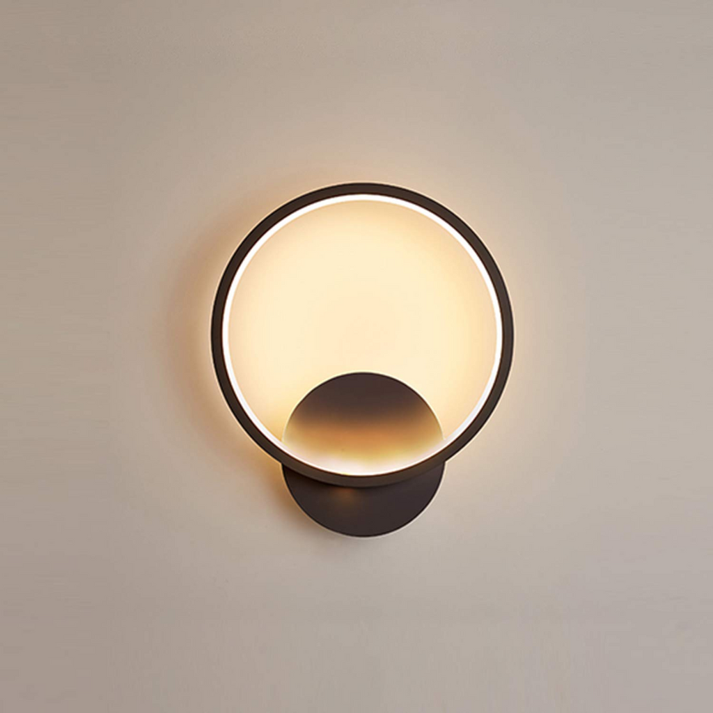 Lámpara de pared LED redonda para salón