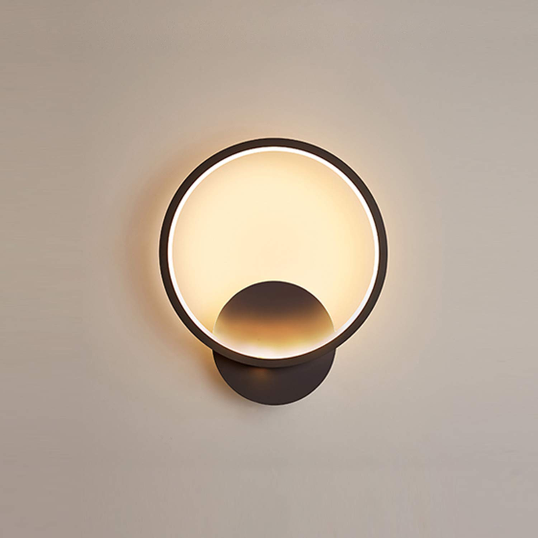 Lámpara de pared LED redonda para salón