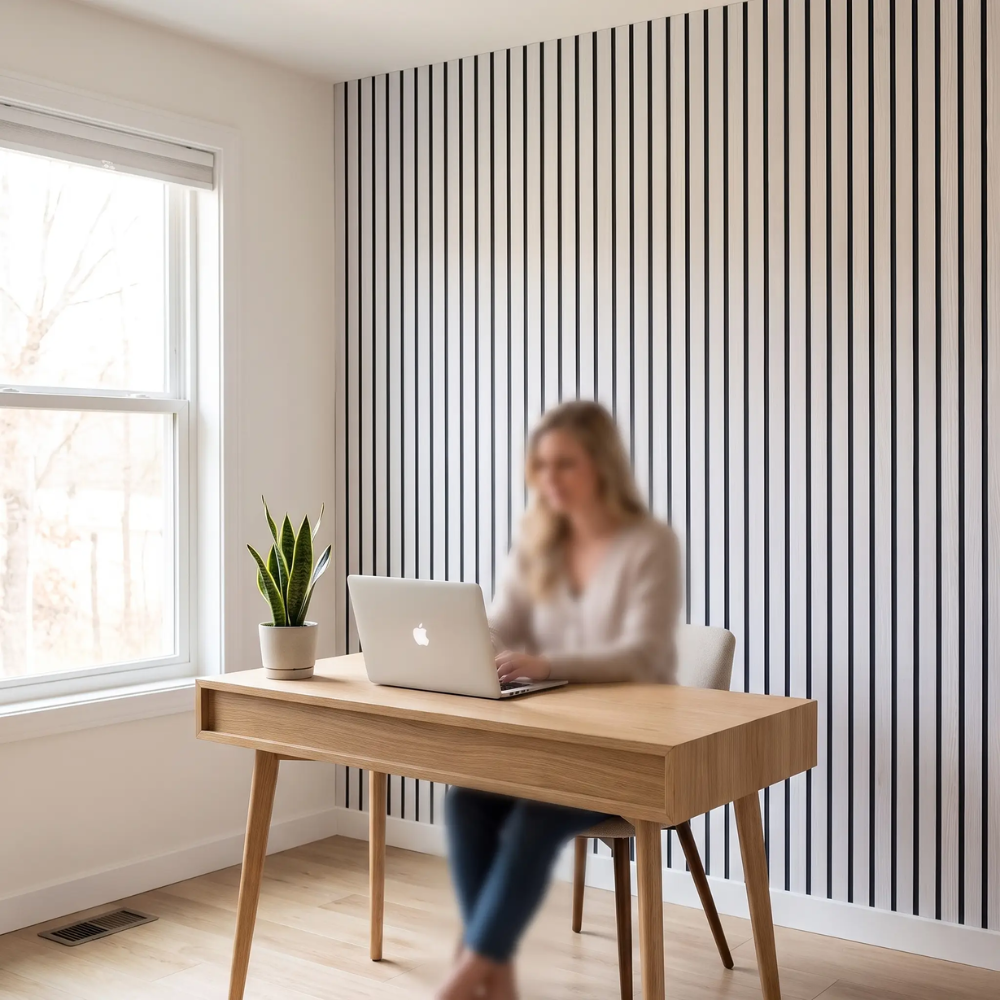 Paneles de Pared WoodLook – Revestimiento de Pared 3D de PVC Autoadhesivo para un Efecto Rápido en el Hogar