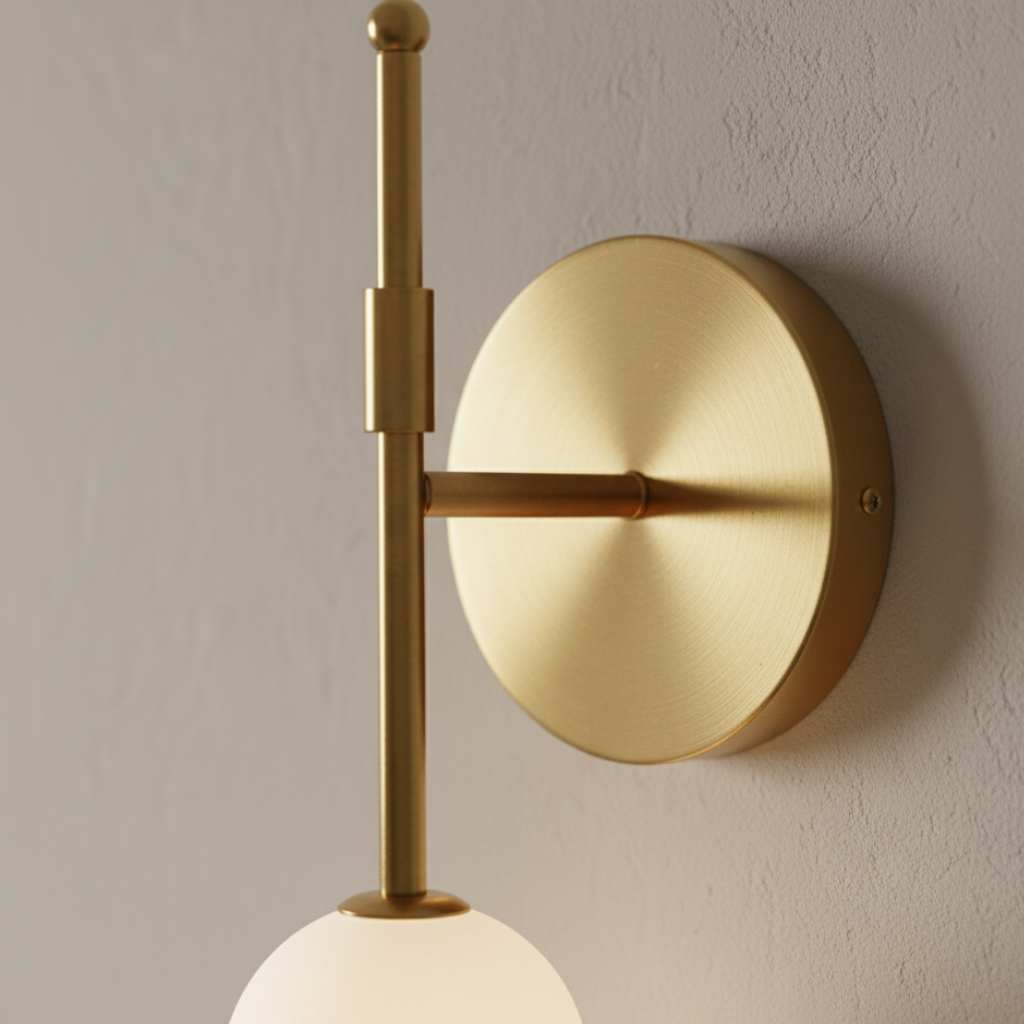 Aplique de Pared Minimalista Elegante - Iluminación LED Cálida para Interiores Modernos