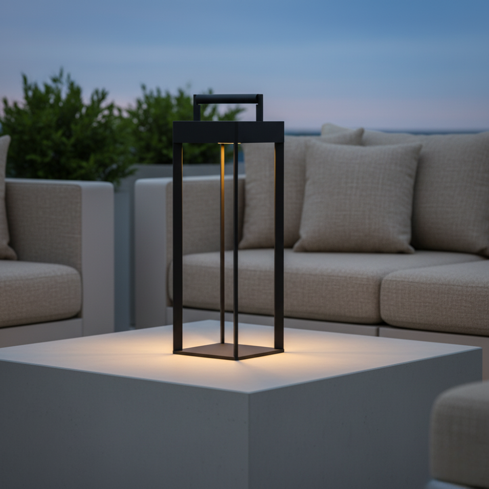 Linterna Solar Orvanta Luz Exterior con Control Remoto | Lámpara de Jardín Impermeable IP65