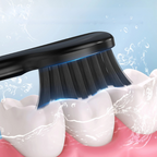 Cepillo de dientes Sonic Zahnoa | Limpieza por ultrasonido | Silencioso y recargable | 8 cabezales de repuesto