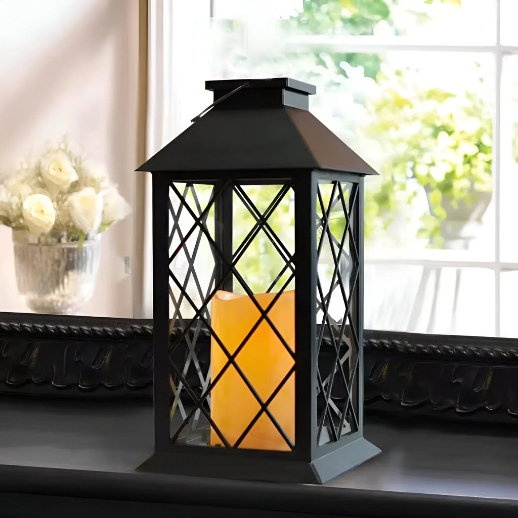 LumiCrest – Luz Solar de Jardín Vintage