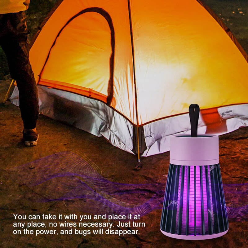 🦟Lámpara trampa para mosquitos y moscas recargable por USB🚫