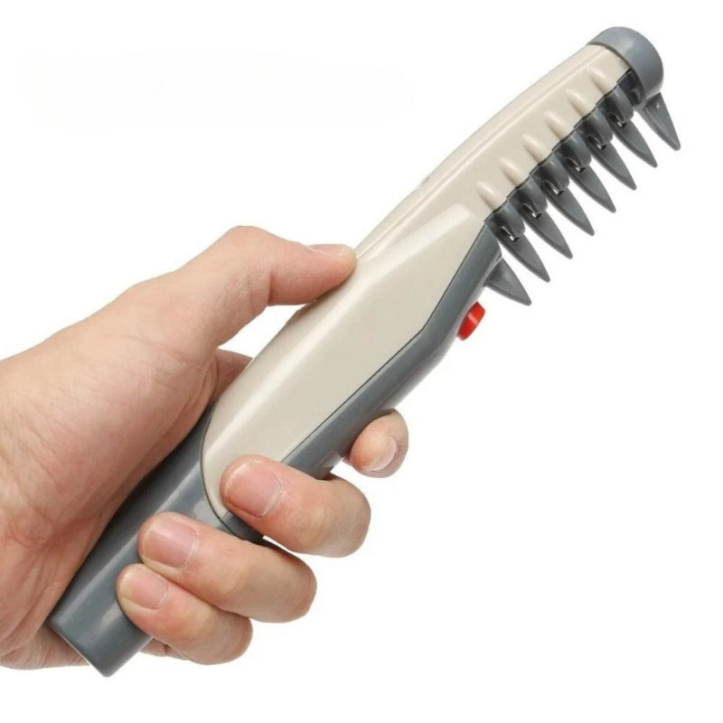 PetGroom – Cepillo de Cuidado Eléctrico para Perros y Gatos con Dientes de Acero Inoxidable