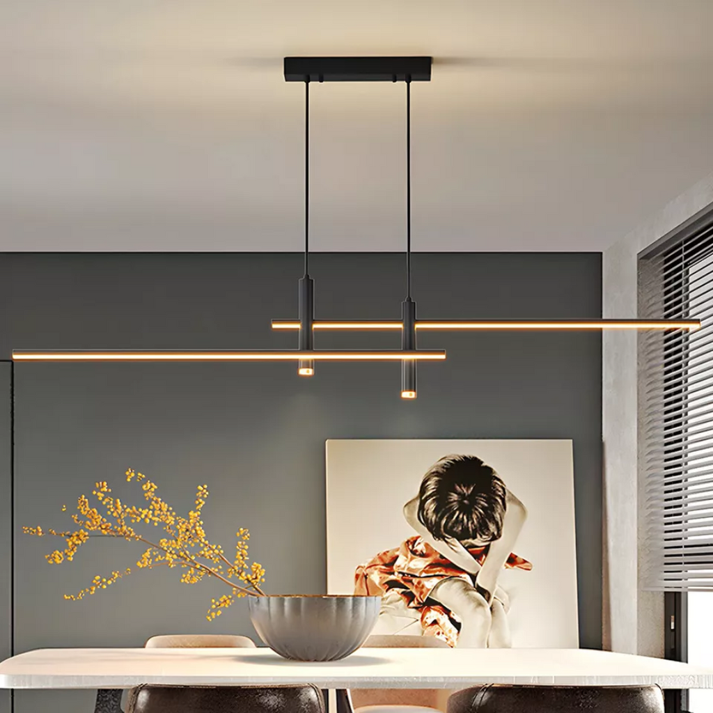 Arisca | Lámpara colgante LED moderna y alargada