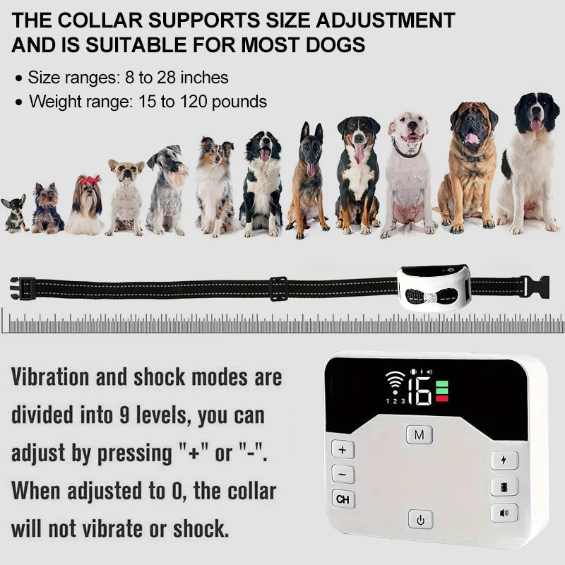 PawPal Collar Inalámbrico para Perros - Libertad y Seguridad para Tu Perro