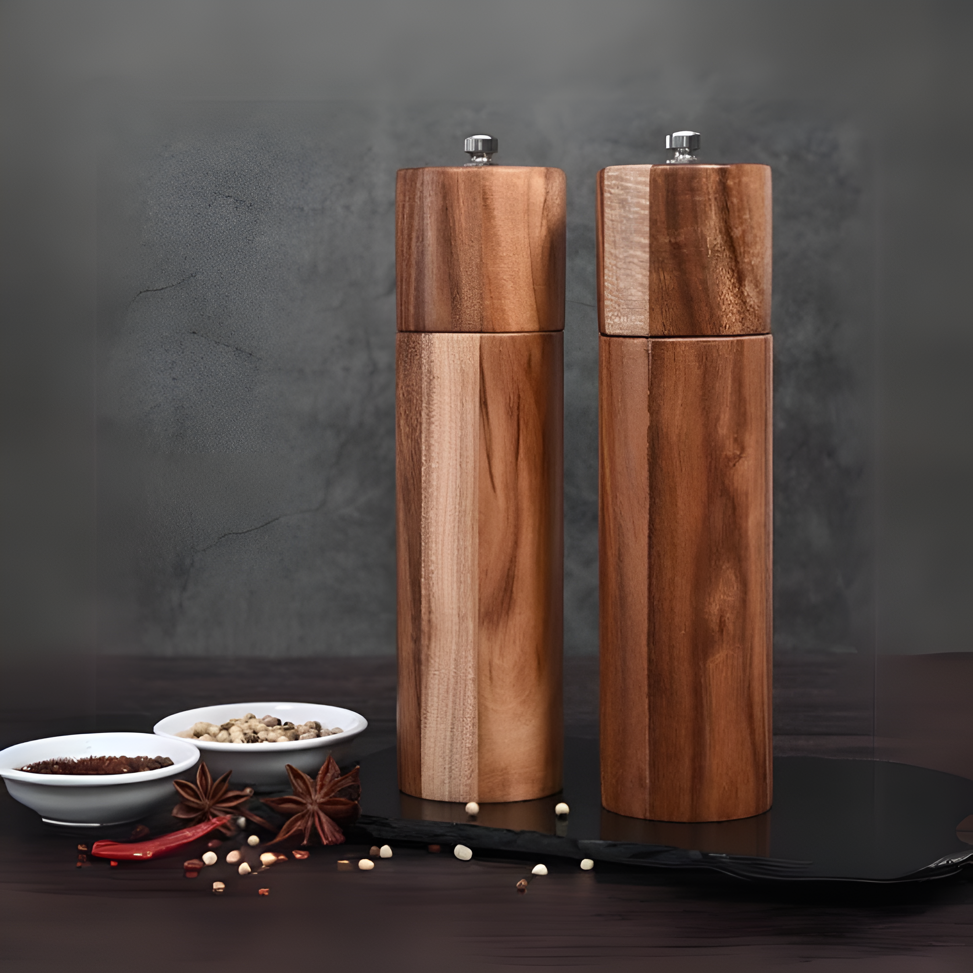 Molinos de Especias de Madera Minimalistas